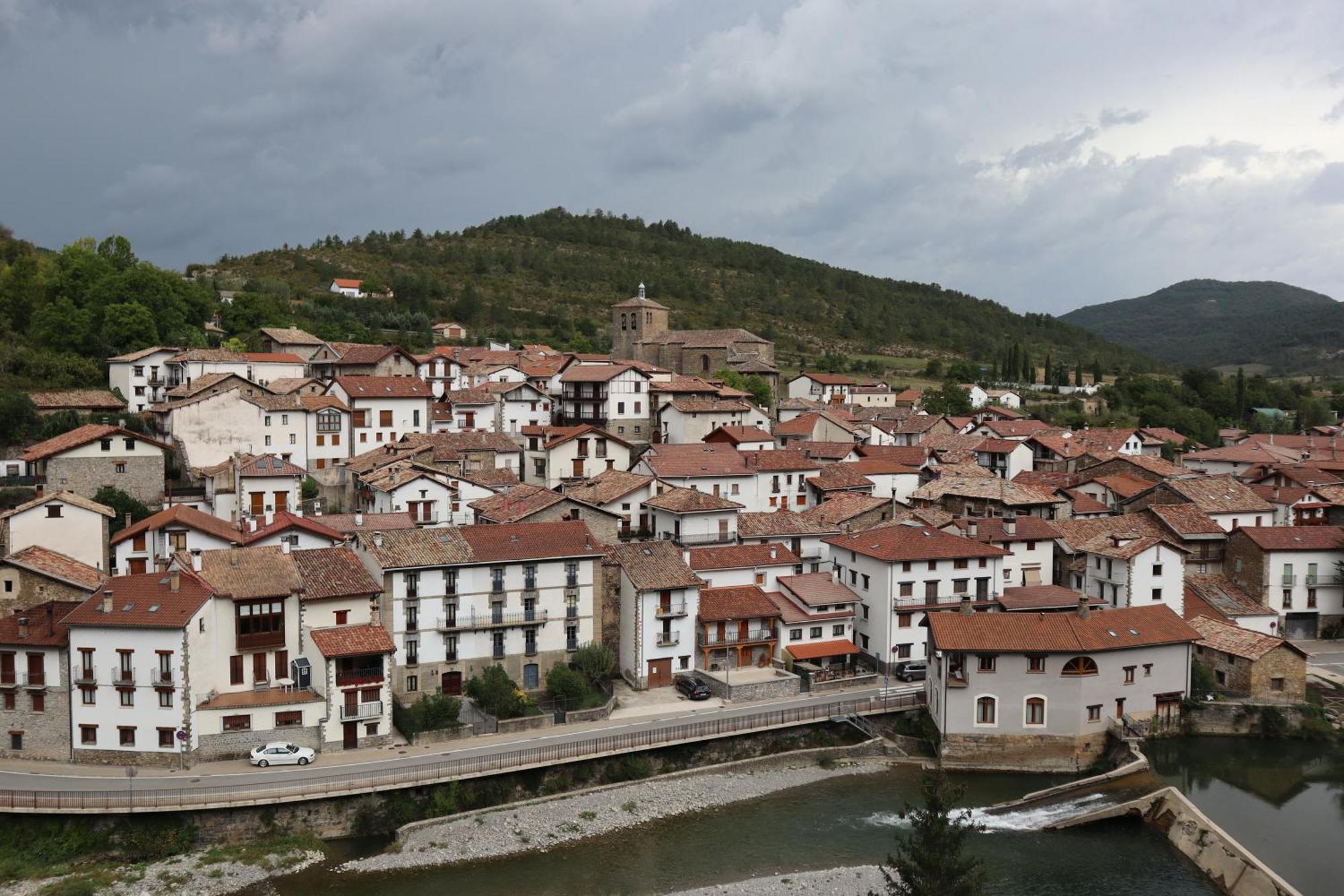 Hotel Rural El Almadiero Burgui Bagian luar foto